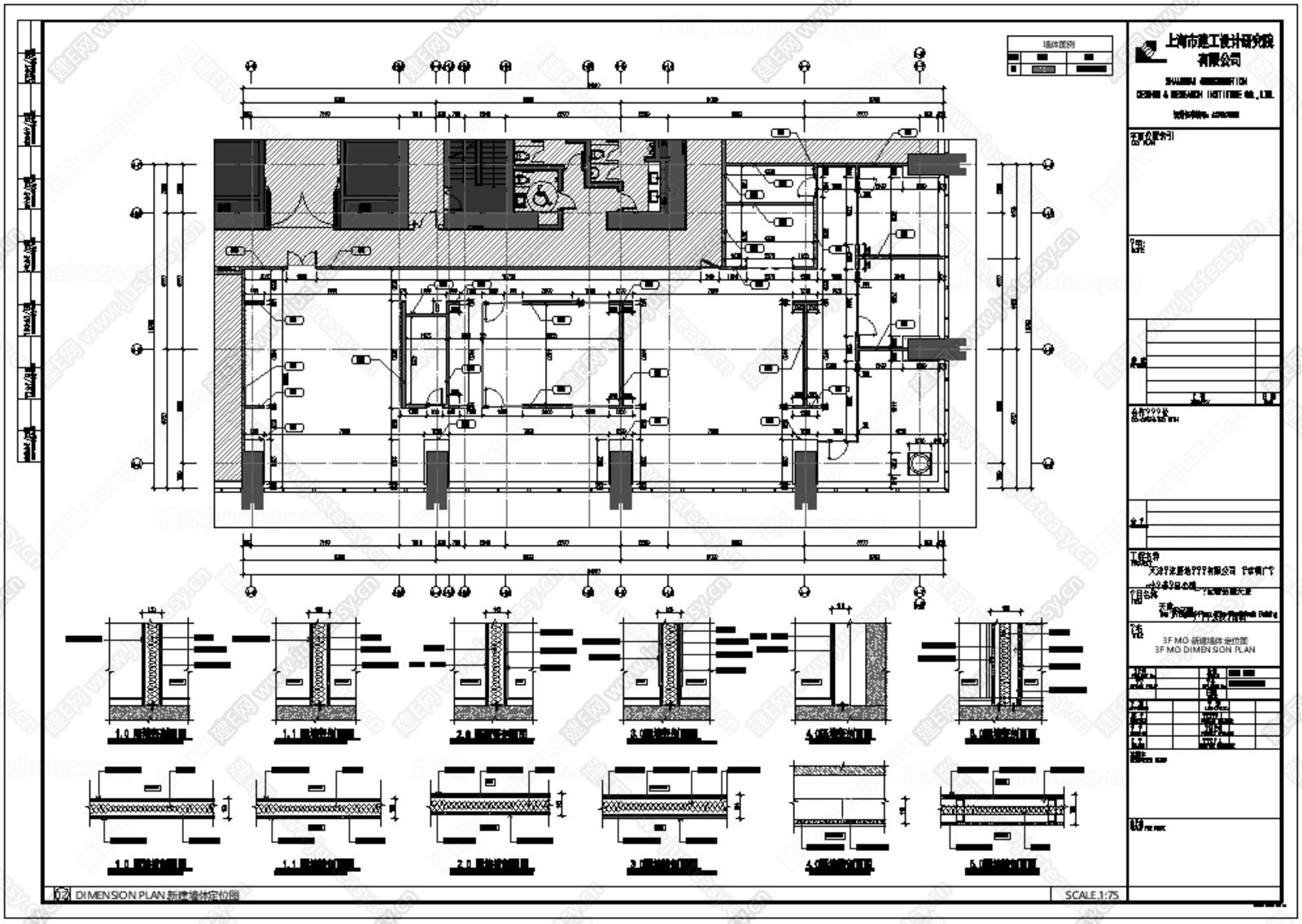 现代风格办公楼设计|CAD施工图+设计方案+效果图施工图下载_施工图现代风格办公楼设计|CAD施工图+设计方案+效果图下载_[ID ...
