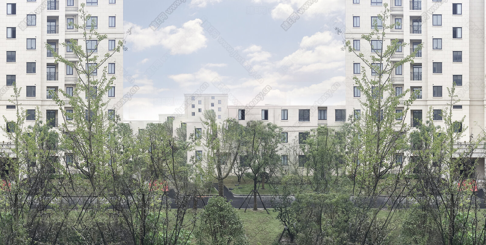 小区外景3D贴图下载[ID:105014309]_建e贴图