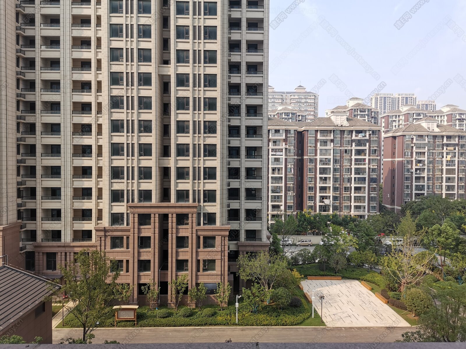 白天小区外景3D贴图下载[ID:113337413]_建e贴图